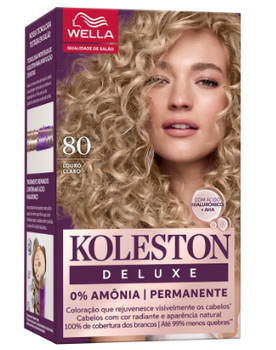 TINTURA KOLESTON DELUXE LOURO CLARO 80