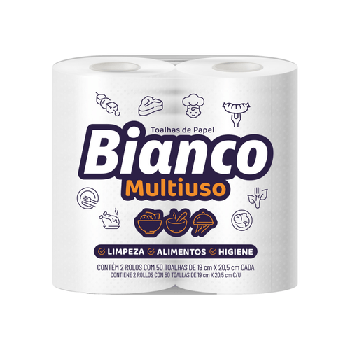 TOALHA DE PAPEL MILI BIANCO 2X50FLS