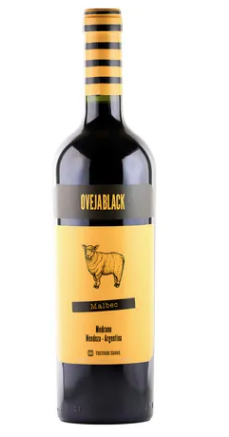 VINHO ARG OVEJA BLACK 750ML TINTO MALBEC