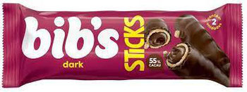 WAFER DARK BIB'S STICKS PACOTE 32G 2 UNIDADES