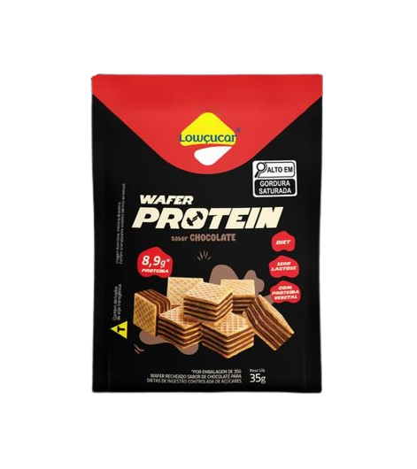 WAFER PROTEIN LOWCUCAR 35G CHOCOLATE