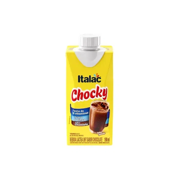 BEBIDA LÁCTERA UHT CHOCKY ITALAC SABOR CHOCOLATE 190ML