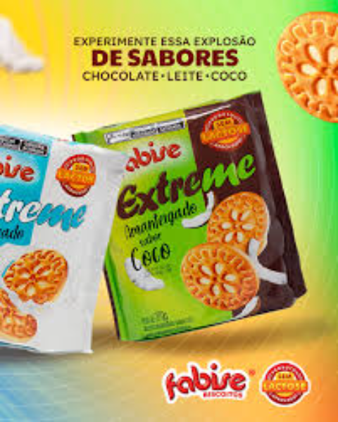 BISCOITO AMANTEIGADO FABISE EXTREME SABOR COCO 270G