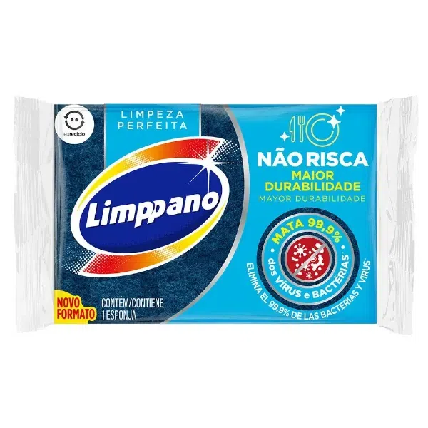 ESPONJA LIMPPANO NÃO RISCA 110X75X20MM UND