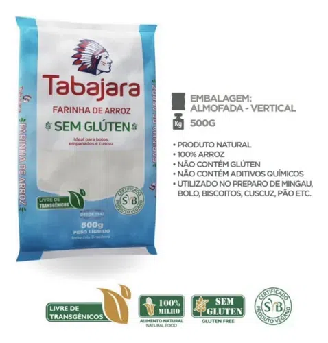 FARINHA DE ARROZ TABAJARA 500G