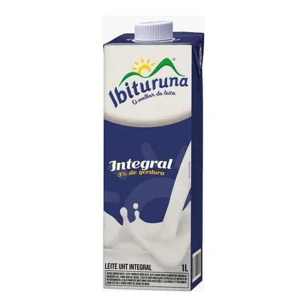LEITE UHT INTEGRAL IBITURUNA 1L
