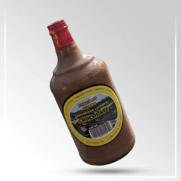 LICOR CREMOSO ARRAIÁ DO QUIABO SABOR CHOCOLATE 900ML