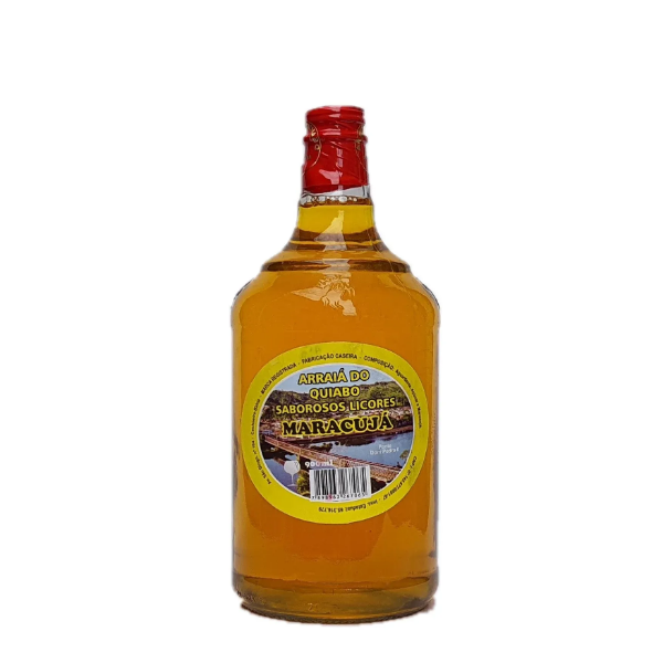 LICOR FINO ARRAIÁ DO QUIABO SABOR MARACUJÁ 900ML