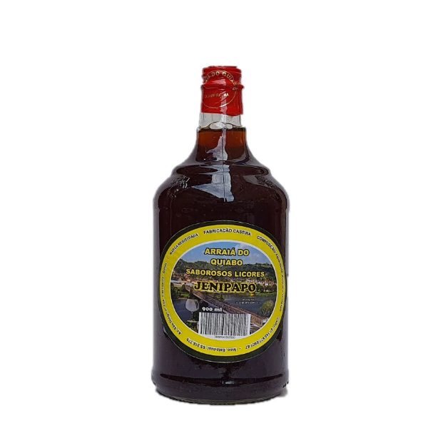 LICOR FINO ARRAIÁ DO QUIABO SABOR JENIPAPO 900ML