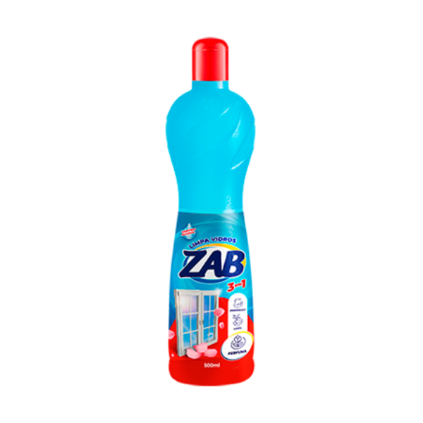 LIMPA VIDROS ZAB 3 EM 1 500ML