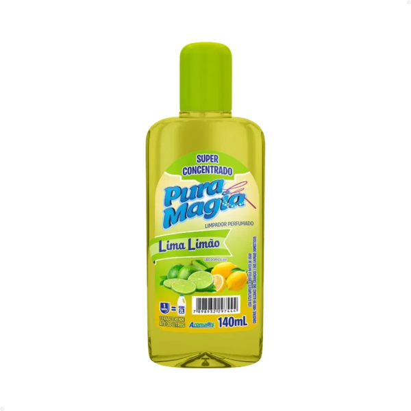 LIMPADOR PERFUMADO PURA MAGIA AROMALLIS LIMA LIMÃO 140ML