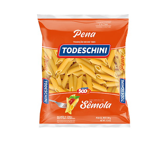 MACARRÃO DE SÊMOLA TODESCHINI PENNE 500G
