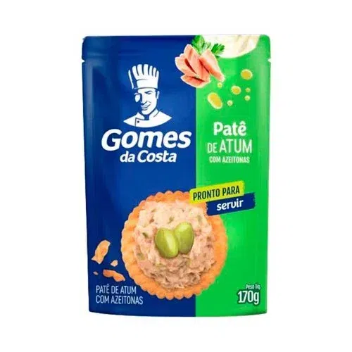 PATÊ DE ATUM COM AZEITONAS GOMES DA COSTA 170G
