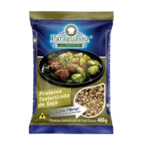 PROTEÍNA TEXTURIZADA DE SOJA ESCURA PARAGUASSU 400G