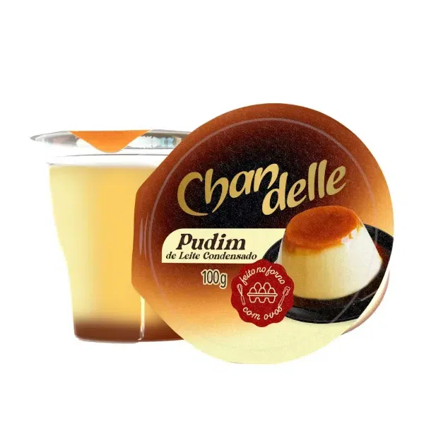 PUDIM DE LEITE CONDENSADO CHANDELLE 100G