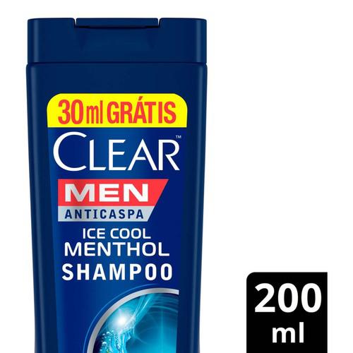 SHAMPOO CLEAR ICE COOL MENTHOL 200ML