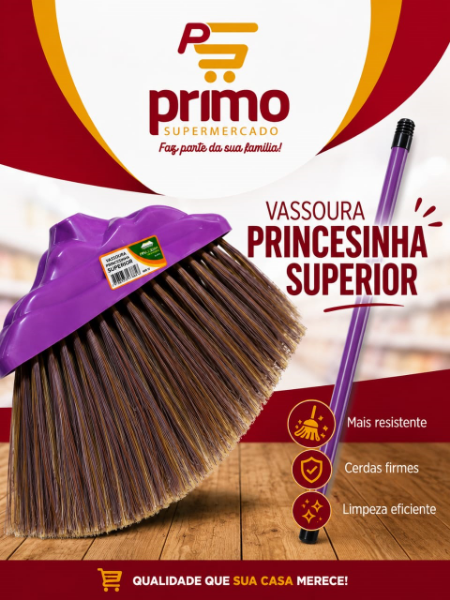 VASSOURA PRINCESINHA SUPERIOR UND