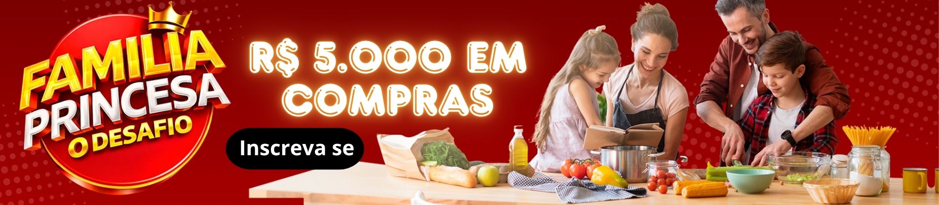 BaNNER desafio princesa