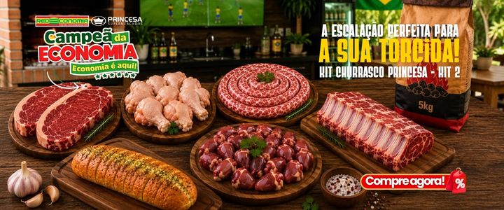 KIT CHURRASCO PRINCESA - KIT 2 APP
