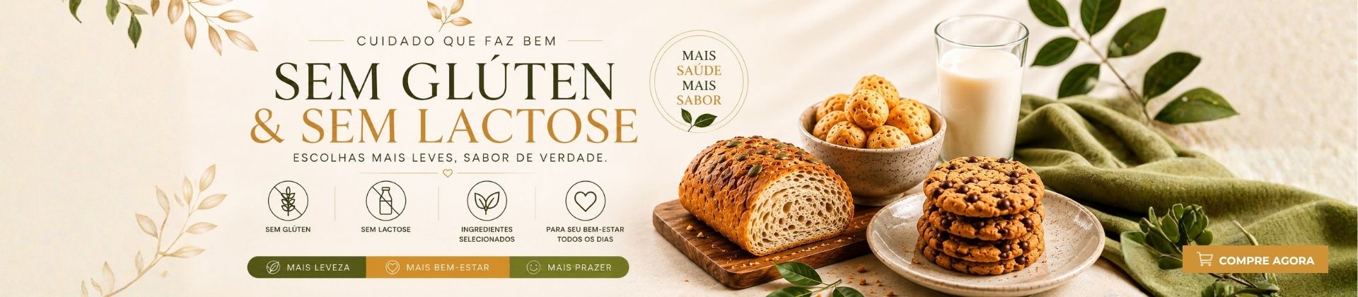Sem Glúten & Sem lactose