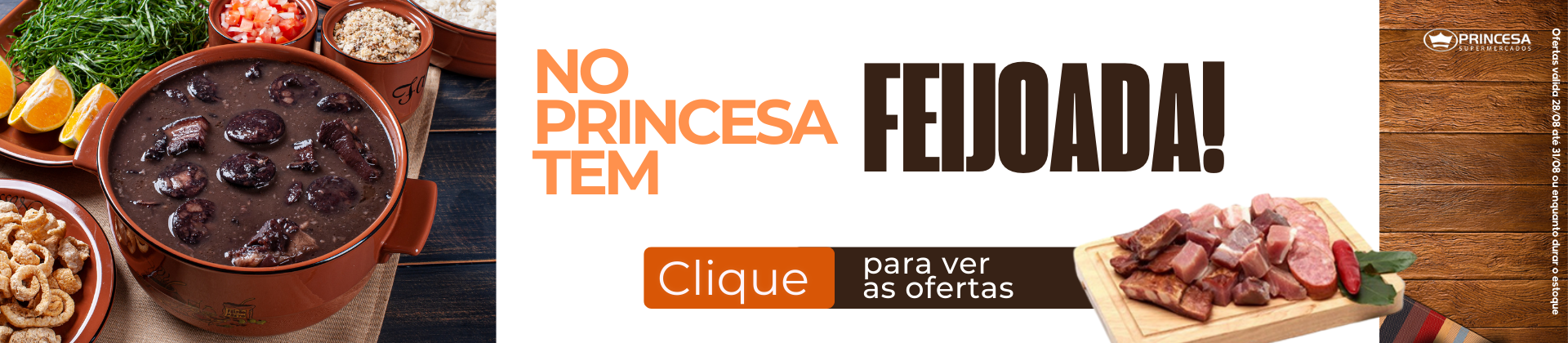 Feijoada 28 ate 31/08