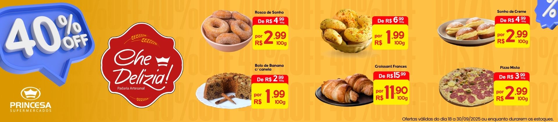 Padaria 18 ate 30/09