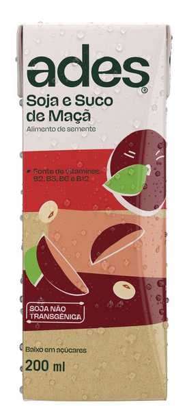 Bebida de Soja Gelado Ades 200ml Maca