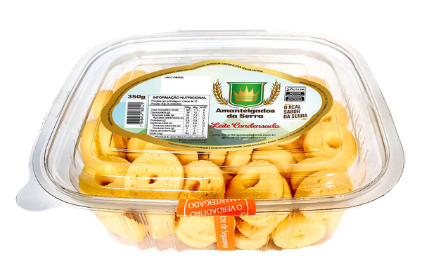 Biscoito Amanteigado Artesanal Da Serra 350g Leite Condensado
