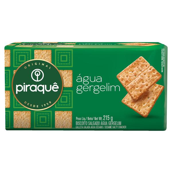 Biscoito Água Gergelim Piraquê 215g
