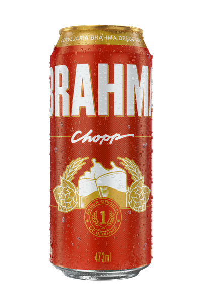 Cerveja Gelada Brahma Lata 473ml