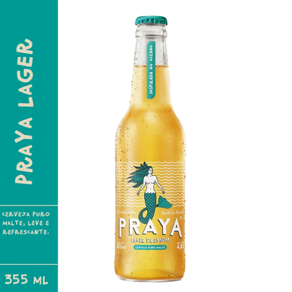 Cerveja Lager Praya ln 355ml