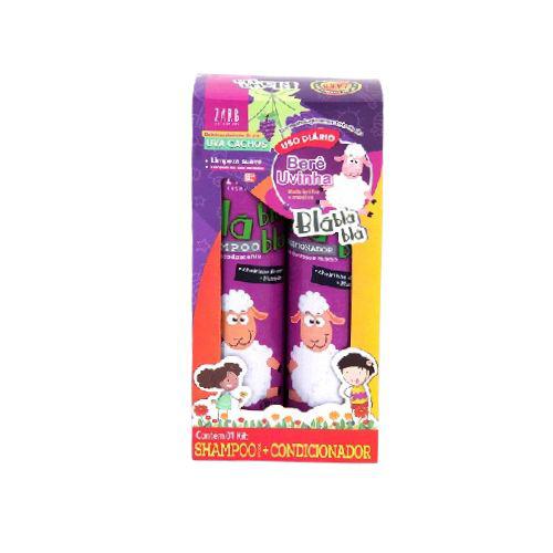 Kit Sh e Cond Bla Bla Bla Cachos Zarb 600ml Uva