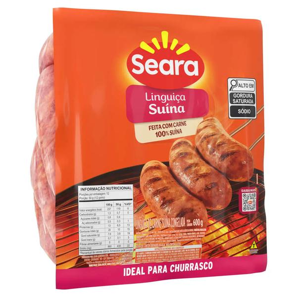 Linguiça Suina Seara 600g