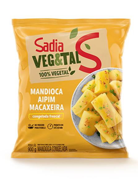 Mandioca Congelada Veg & Tal Sadia Pacote 900g <<< INATIVO >>>
