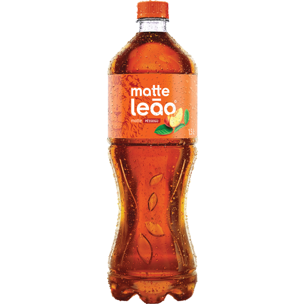 Mate Pet Gelado Matte Leão 1500ml Pêssego
