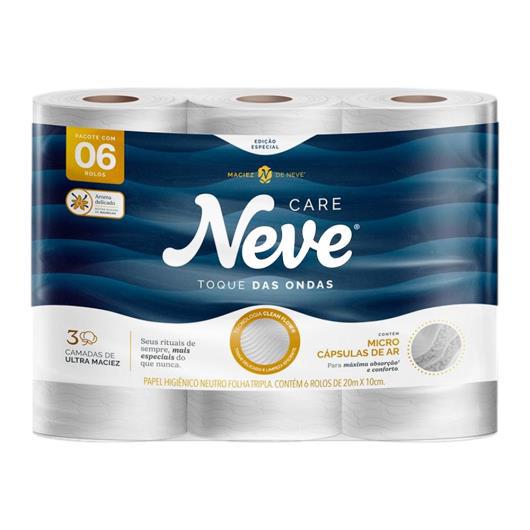 Papel Higiênico FT c/6un Toque de Onda Neve 20m