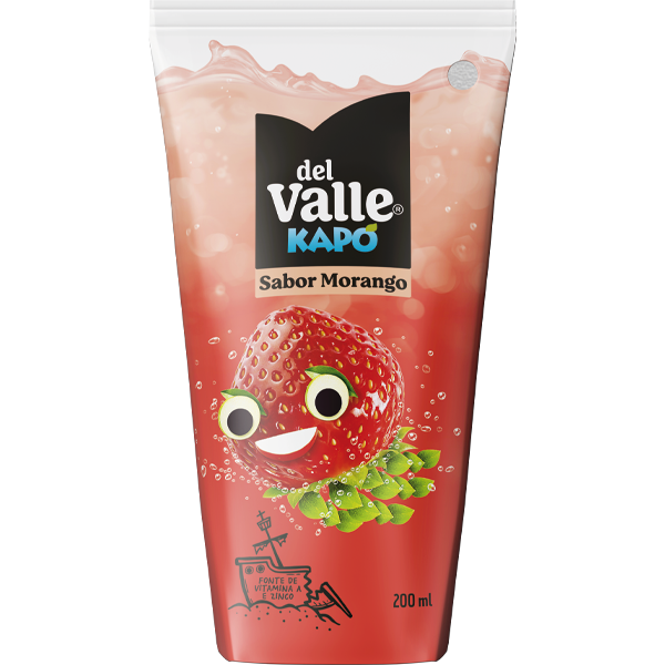 Refresco Kapo Del Valle  200ml Morango