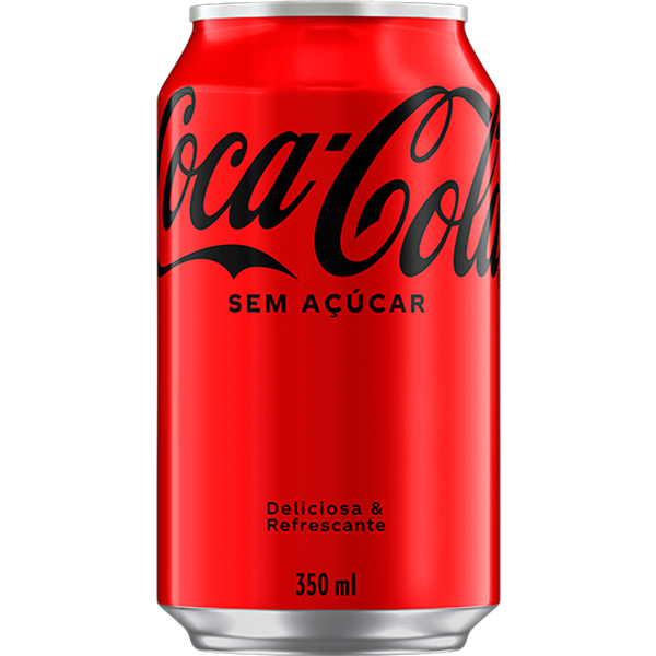 Refrigerante Gelada Sem Açúcar Coca-Cola Lt 350ml