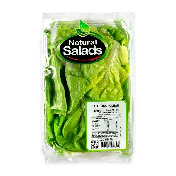 Salada Alface Lisa Organica Natural Salads 150g