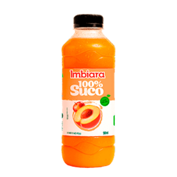 Suco 100o/o Imbiara 900ml Pessego c/Maçã