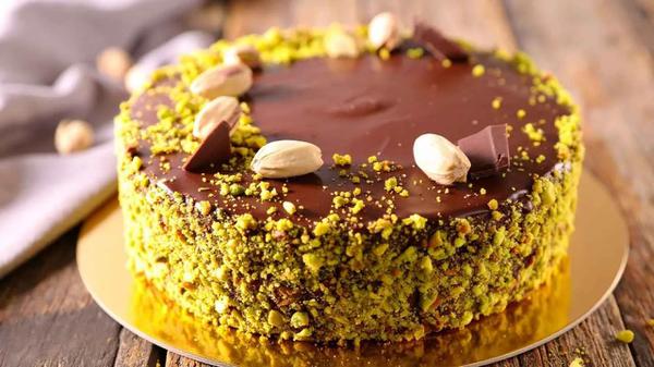 Torta de Pistache c/Chocolate Média kg