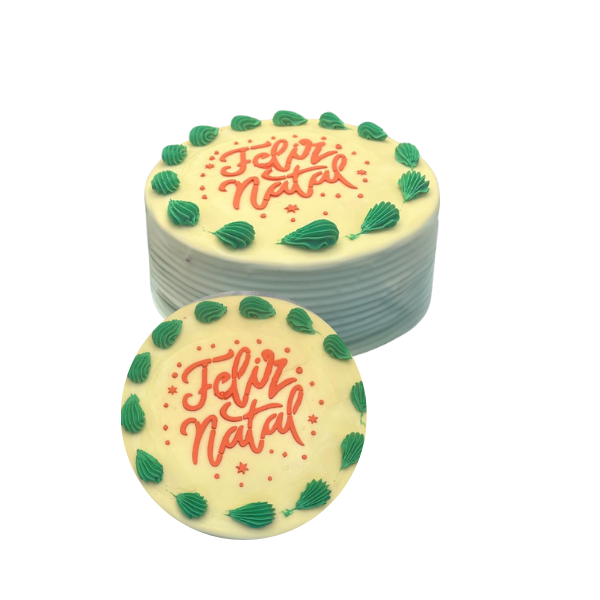 Torta Natalina Leitinho e Frutas Vermelhas kg