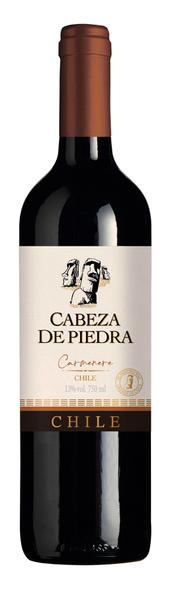 Vinho Chileno Tinto Reservado Cabeza de Piedra 750ml Carmenere