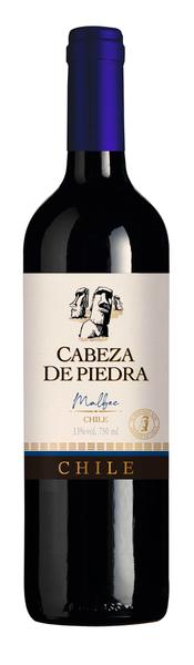 Vinho Chileno Tinto Reservado Cabeza de Piedra 750ml Malbec