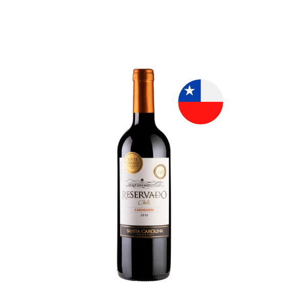 Vinho Chileno Tinto Sta Carolina 750ml Carmenere