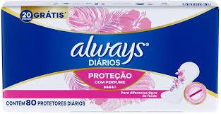 ABSORVENTE  PROTEÇAO DIARIA ALWAYS COM PERFUME 1UN