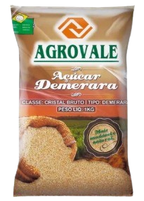 ACUCAR DEMERARA AGROVALE 1KG