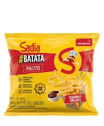 BATATA PALITO PRE-FRITA CONGELADA SADIA 400G