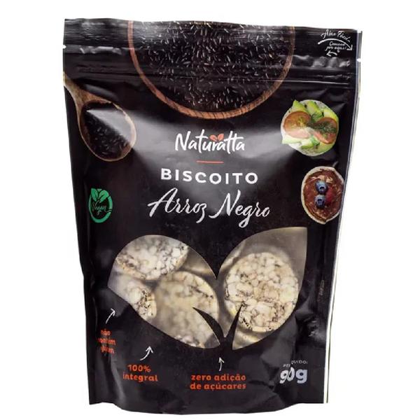 BISC ARROZ NEGRO NATURATTA 90G