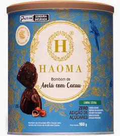 BOMBOM AVELA COM CACAU HAOMA 160G
